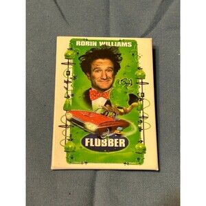 Vintage Disney Flubber Robin Williams Button 1990s